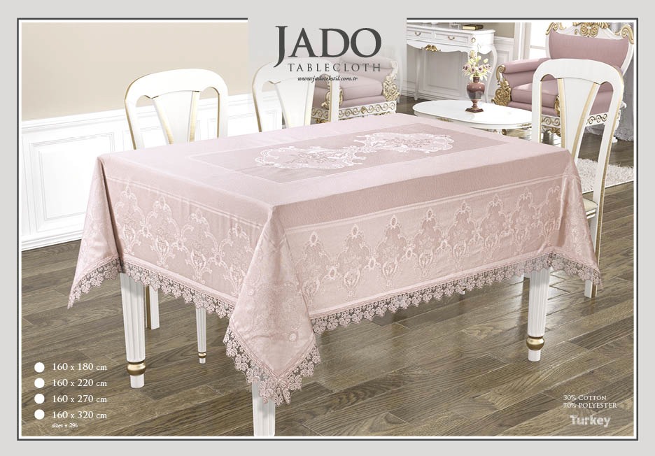 Fata de masa 30% BBC + 70% POLYESTER-PUDRA Fata de masa POLICOTON -Pudra 160x270 - imagine 1