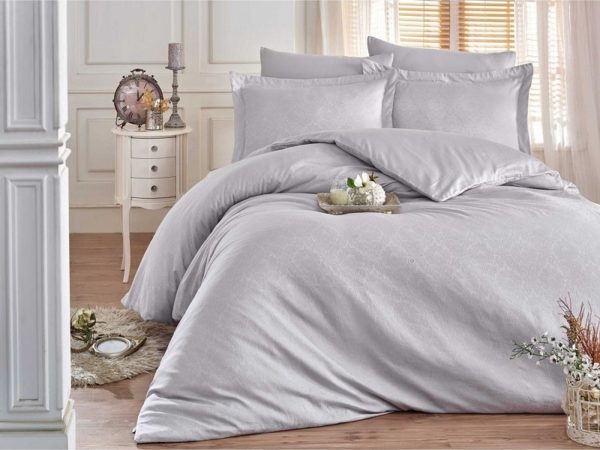 Lenjerie Pat 2 Persoane Hobby Diamond Damasc - Grey