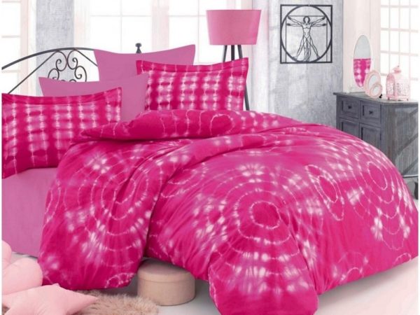 Lenjerie Pat 2 Persoane Hobby Egzotik - Fucsia