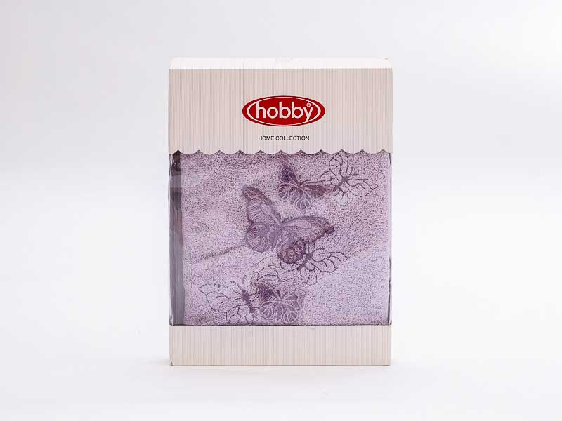 Butterfly---lila Prosop Hobby Bambus&Bumbac - Lila - imagine 1