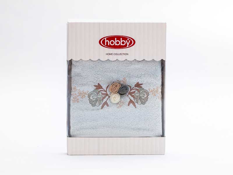 Flower---aqua Prosop Hobby Bambus&Bumbac Flower - Aqua - imagine 1