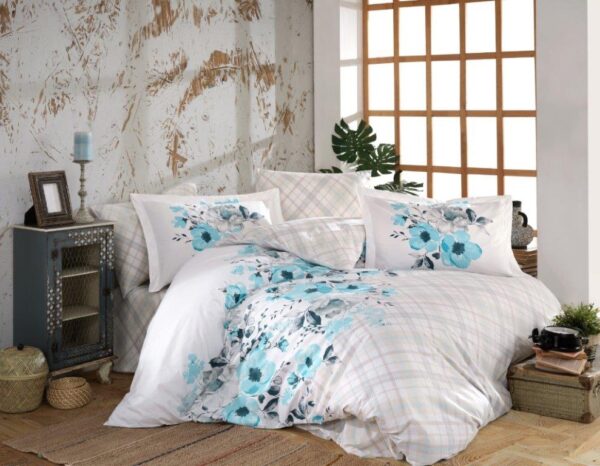 Lenjerie Pat 2 Persoane Hobby Belinda - Blue