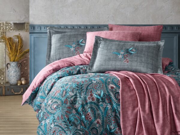 Lenjerie Pat 2 Persoane Hobby Estela - Gri