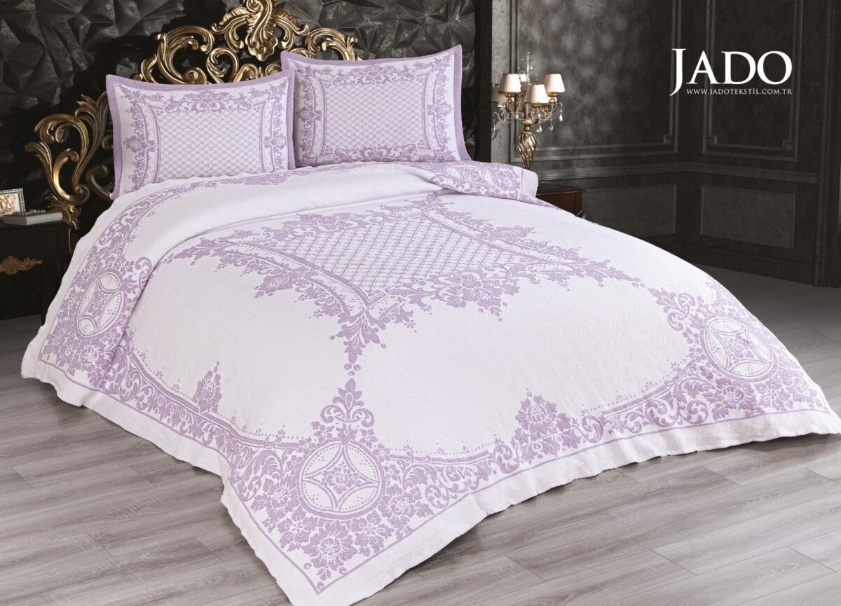 sentez-rose-lila Cuvertura Pat Polycoton ROSE - Lila - imagine 1