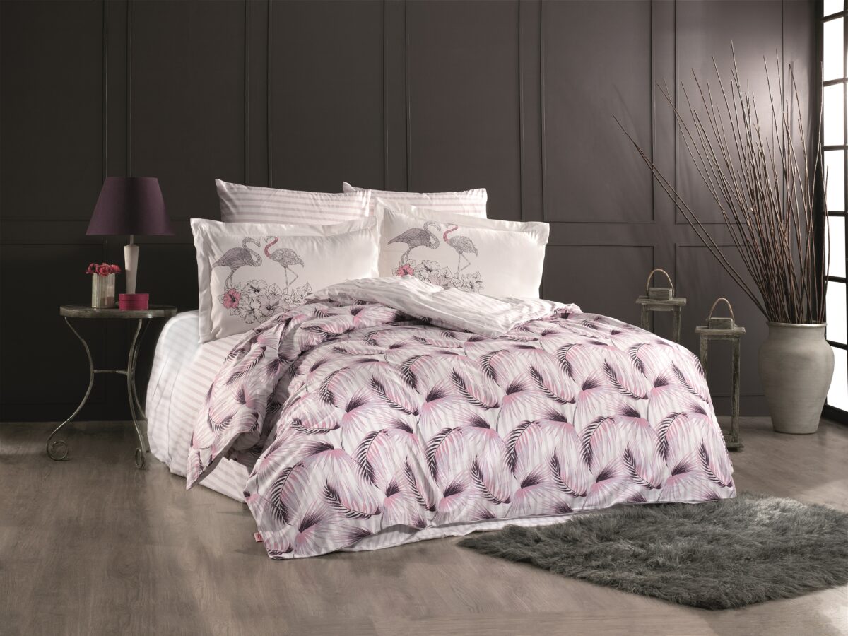 Lenjerie Pat 2 Persoane Hobby FLORINA - MURDUM - imagine 1
