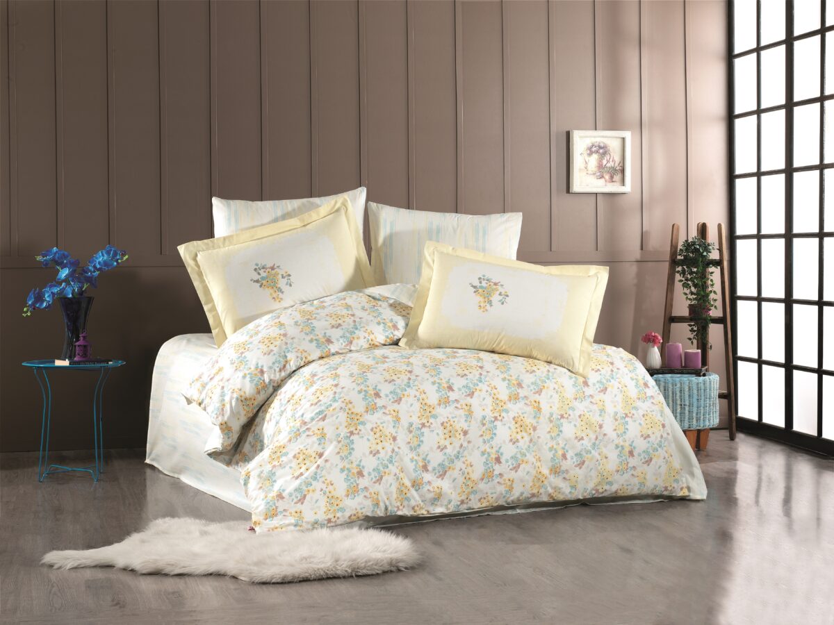 Lenjerie Pat 2 Persoane Hobby PERLA - SARI - imagine 1