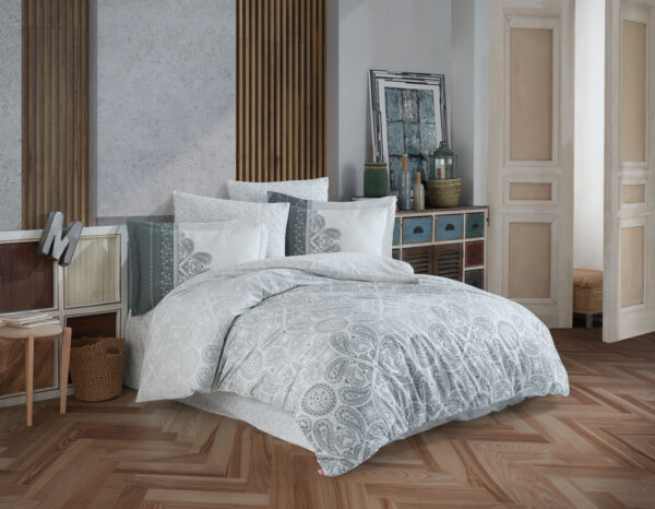 Lenjerie Pat 2 persoane Hobby Irene - Gri