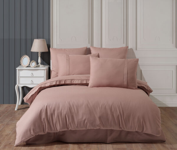 Lenjerie Pat 2 Persoane Hobby Strippe - Pudra