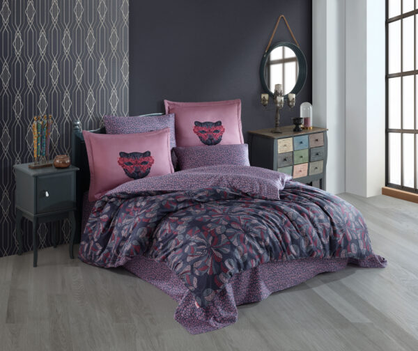 Lenjerie Pat 2 Persoane Hobby Caprice- Pembe