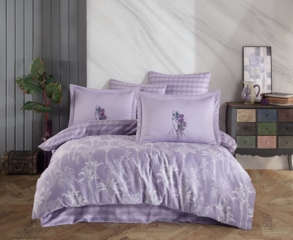 Lenjerie Pat 2 Persoane Hobby Eliza - Lila
