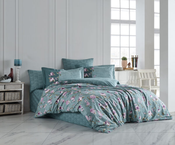 Lenjerie Pat 2 persoane Hobby Benita - Yesil