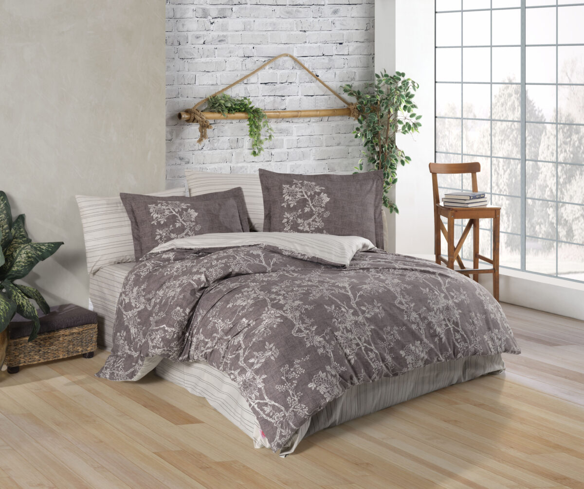 Lenjerie Pat 2 persoane Hobby Dream - Kahve - imagine 1