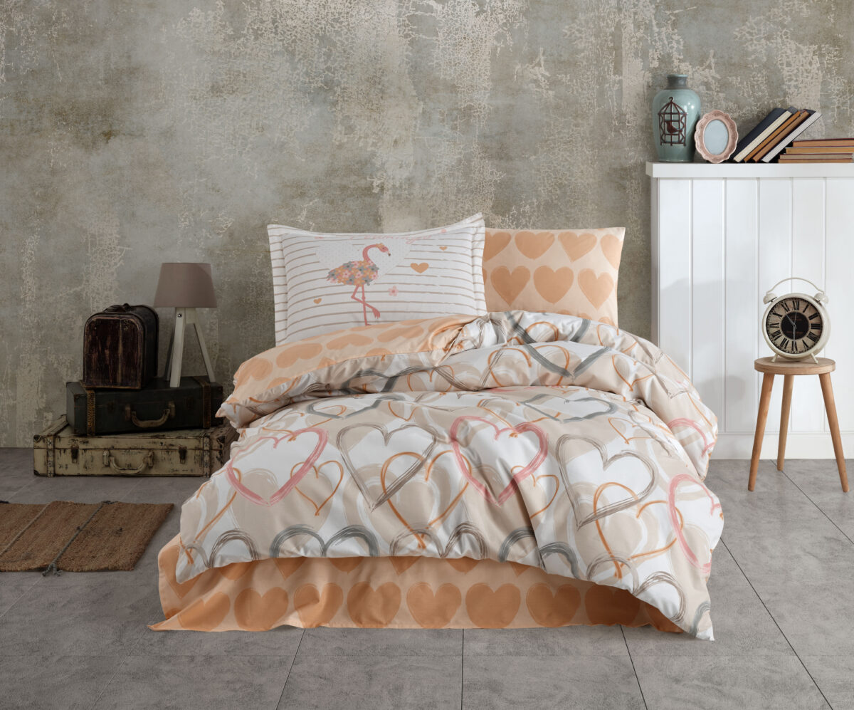 Lenjerie Pat 1 Persoana Hobby Diana - Kahve - imagine 1