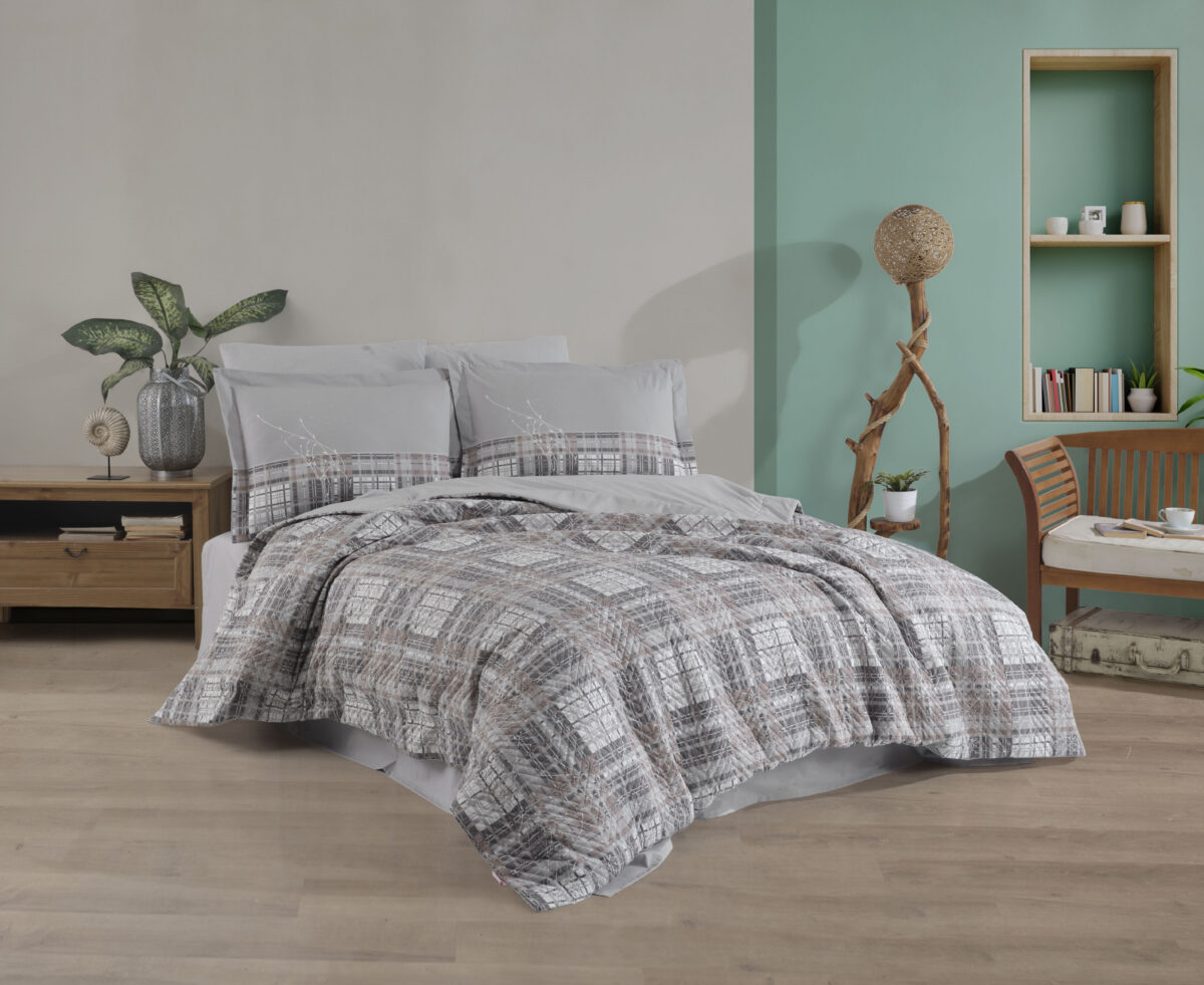 Lucia - Gri Handdy Pike + Lenjerie Poplin Lucia - Gri - imagine 1
