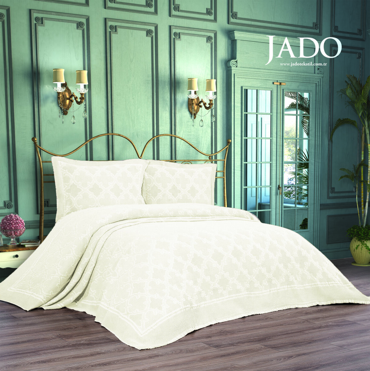 jado-krem-pike-arma Cuvertura Pat Jado Pano Pike - Arma - Crem - imagine 1